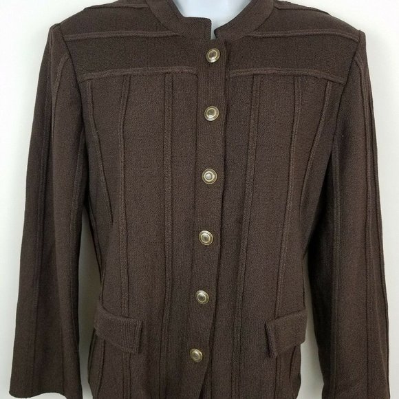 St. John Suit Size 10 & Skirt Size 14 - Picture 5 of 8